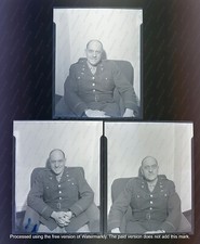 '44 3 COL. WM C MENNINGER WWII FAMOUS PHOTOGRAPHER Negative  Lot picture