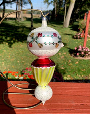 Extremely RARE 1990 Christopher Radko Rosse Lamp Drop Ball Christmas Ornament picture