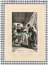 X1616) All's Well That Ends Well Helena King - c.1880 Shakespeare Book Print picture