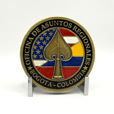 Challenge Coin - CIA Special Activities Center U.S. Embassy Bogota Colombia DoS picture