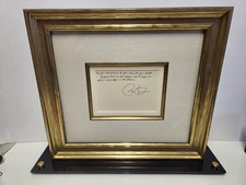 Letter from President OBAMA to Author Blank Falcons Mercedes Benz Stadium Signed picture
