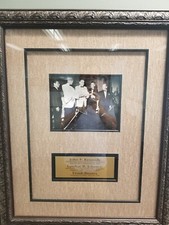 John F. Kennedy, Lyndon B. Johnson, Frank Sinatra Framed Autographed Photograph picture