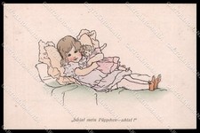 Illustratori Artist Signed Raphael Kirchner ? Girl Doll Maissner Buch pc ZG7639 picture