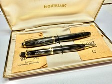Vintage Montblanc 242-g NOS Gray Pearl Fountain Pen & Pencil Set - Germany. picture