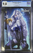 LADY DEATH IN LINGERIE #1 • SUN KHAMUNAKI • Glow in the Dark ltd to 30 • CGC 9.8 picture