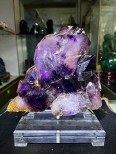 Rare 11LB Natural Namibia Amethyst Super Seven Quartz Crystal Mineral specimens picture
