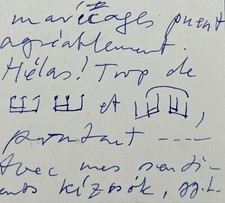 Rare Letter from György Ligeti on Astor Piazzolla and Tango, Illustrated with 2 ... picture