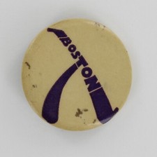 Gay Activist Alliance Boston 1970 Psychedelic Lambda Button Tom Doerr GLF Front picture