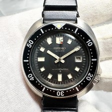 SEIKO 6105-8110 Second Diver Uemura 1976 Auto Date 150M Black Dial Late Model picture