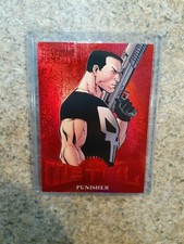 Punisher 2017 Fleer Ultra Spider-Man Precious Metal Gems PMG Red /99 Pack Fresh picture