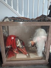 JAPANESE 1941 KABUKI LION DANCER RENJISHI DOLLS RARE HIRATA GOYO STYLE picture