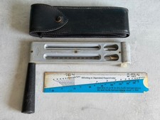 Vintage Brannan Whirling Hygrometer + Slide Calculator In Original Case picture