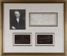 SIR WALTER SCOTT - PROMISSORY NOTE SIGNED 05/03/1823 picture