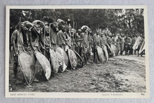 rppc masai warriors kenya '900 east african types small size picture