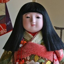 Kyoto Ichimatsu doll Girl Japanese Kimono Doll 54cm Large size JAPAN Antique picture