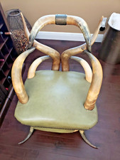 BULL HORN CHAIR CIRCA 1950'S-1960'S DWIGHT D.EISENHOWER picture