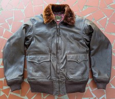 MONARCH PRE WW-2 M-422A MODEL USN LEATHER FLIGHT JACKET BUILD picture