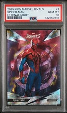 2025 KAKAWOW PHANTOM MARVEL RIVALS ETERNAL NIGHT #1 SPIDER-MAN 216/275 PSA 10 picture