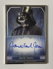 2015 Star Wars Masterwork Silver Frame AUTO JAMES EARL JONES DARTH VADER 28/28 picture