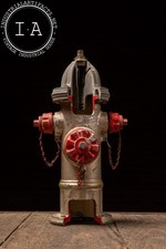 Vintage Cast Aluminum Fire Hydrant Cross-Section Demonstration Model picture