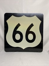 Vintage Route 66 Original Authentic Highway 66 Road Sign 24