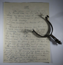 Spur Personally Owned & Used by Francisco Pancho Villa w/ Early 20th Century LOA picture