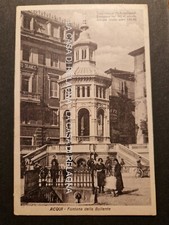 POSTCARD AQUI (Alessandria) Fontana della Bollente - YEAR 1937 - fp travelled picture