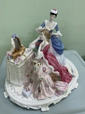 Royal Worcester 250th Anniversary Figurine, LE of 250, golden stamp. picture