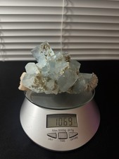 Aquamarine and Fluorite with Mica  picture