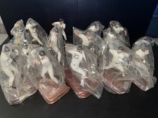 The Danbury Mint Baseball/Football Figurines and Shea Stadium picture
