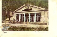 1900 ca ACQUI (AL) Villagers at the sulfur fountain of the old baths *FP picture