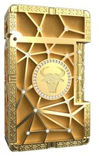 LE GRAND C23011TA Zodiac Bull - 18K Gold Diamond Luxury Lighter - S.T. Dupont picture