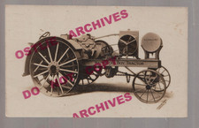 Iowa RPPC c1915 WATERLOO BOY GASOLINE TRACTOR Kerosene GAS ENGINE CO. John Deere picture