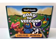 VeeFriends Road to VeeCon Case (10 box) - NIB Factory Sealed Super Stickers/Pins picture