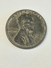 1943 1C Lincoln Cent Steel Wheat Penny No Mint Mark picture
