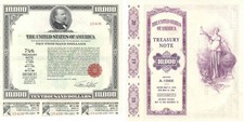 1976 dated $10,000 Treasury Note - U.S. Treasury Instrument - Only 2 Known to picture