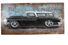 1955 Chevy Nomad Wagon 3D Metal Wall Art 79