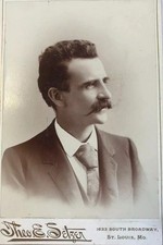 Nikola Tesla  Cabinet Card Studio Portrait 1893 St. Louis Origin Of Radio Epic picture
