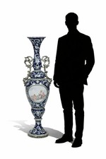 Italian Majolica Floor Vase - 54