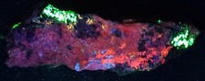 SW & LW UV Axinite Willemite Xonotlite Pectolite Feldspar Franklin NJ Minerals picture
