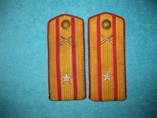 WW2 Extremely RaRe Soviet Russian Officer's Shoulder Boards Post-War German picture