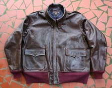 MONARCH Pre WW-2 REPRO AN-J-3, A-2 Type HORSE HIDE LEATHER FLIGHT JACKET BUILD picture