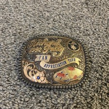 1992 Richard Petty Fan Appreciation Tour Gist Sterling 1/10 10K Belt Buckle /80 picture
