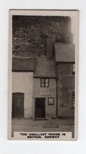 Wills NZ British Royal Ancient Buildings 1925 #47 Smallest house, Conway Wales picture