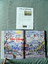Walt Disney Imagineering Book Signed 26x Lasseter Baxter Gurr PSA DNA COA Legend picture
