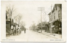 RPPC Pa Glade Run Street Scene Horse Drawn Wagon 1909 picture