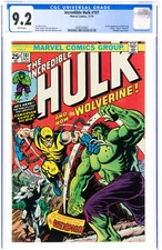 Incredible Hulk #181 CGC 9.2 1st App Wolverine 1974 - WHITE PAGES - P12 431 cm picture