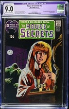 1971 House of Secrets 92 CGC 9.0 Restored. 1st Appearance of Swamp Thing. picture