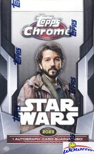 2023 Topps CHROME Star Wars MASSIVE Factory Sealed HOBBY Box-AUTOGRAPH HOT picture