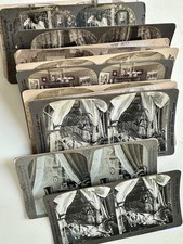 LOT OF 14 ANTIQUE SPIRIT GHOST & ANGEL TRICK 3D PHOTO STEREOVIEW 1800s 1900s picture
